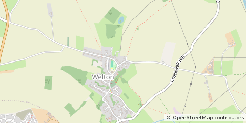 Map of Daventry, Northamptonshire