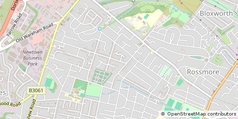 Map of Poole, Dorset