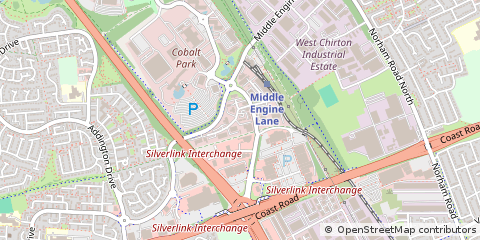 Map of Wallsend, Tyne and Wear