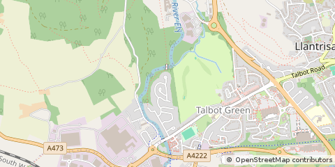 Map of Pontyclun