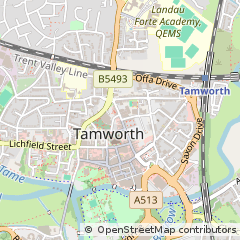 Map of Staffordshire
