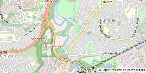Map of Cardiff