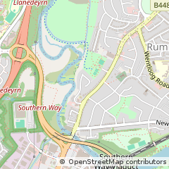 Map of Cardiff