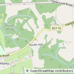 Map of Turners Hill, West Sussex