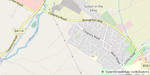 Map of Leicester