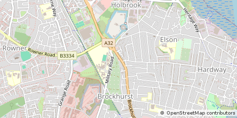 Map of Gosport