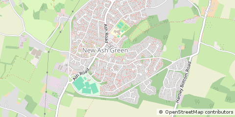 Map of NEW ASH Green Longfield, Kent