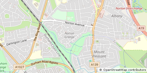 Map of Stockton-on-Tees