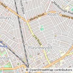 Map of Cardiff