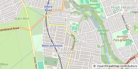 Map of Newcastle Upon Tyne
