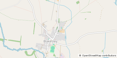 Map of Towcester, Northamptonshire