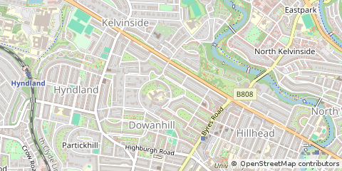 Map of Glasgow