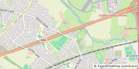 Map of Gloucester, Gloucestershire