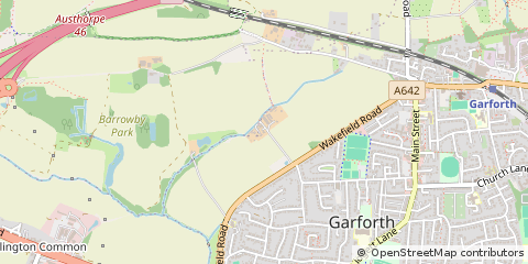 Map of Garforth, Leeds
