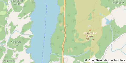 Map of Ulverston, Cumbria