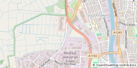 Map of Great Yarmouth, Norfolk