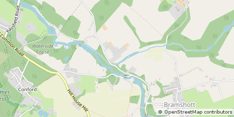 Map of Bramshott, Hampshire