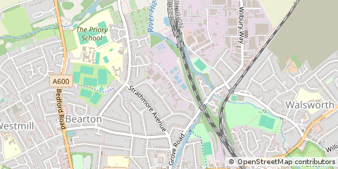 Map of Hitchin, Hertfordshire