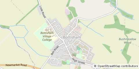 Map of Cambridge, Cambridgeshire