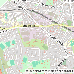 Map of Leeds, West Yorkshire