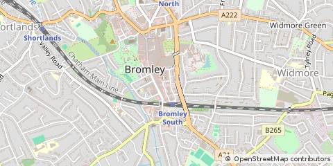 Map of Bromley