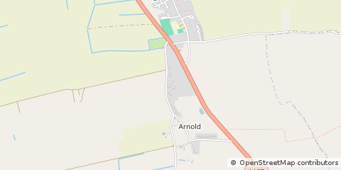 Map of Arnold, East Yorkshire