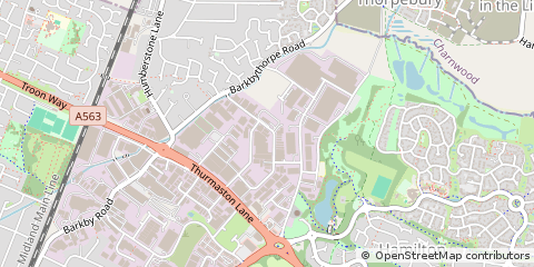 Map of Leicester, Leicestershire