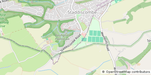 Map of Plymouth, Devon