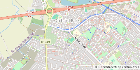 Map of Cambridge, Cambridgeshire