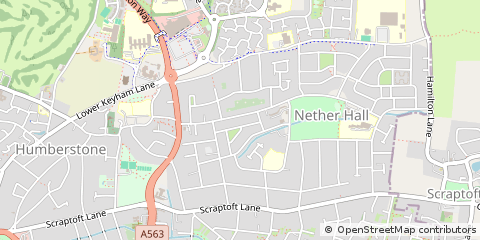 Map of Leicester