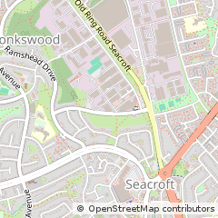 Map of Leeds, West Yorkshire