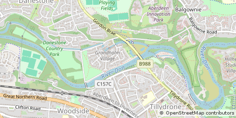 Map of Aberdeen