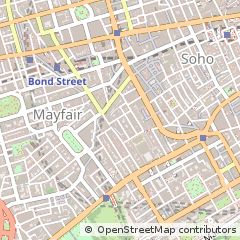 Map of Mayfair, London