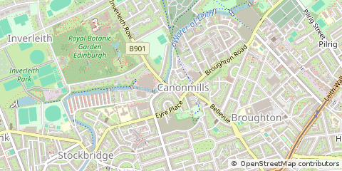 Map of Edinburgh