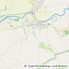 Map of Cullompton, Devon