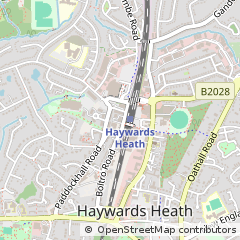 Map of Haywards Heath