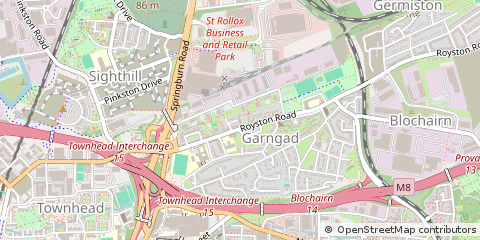 Map of Glasgow