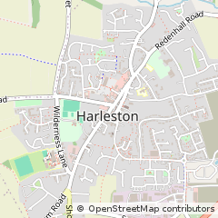 Map of Harleston, Norfolk