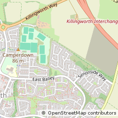 Map of Newcastle Upon Tyne, Tyne & Wear