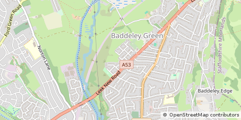 Map of Stoke-on-Trent