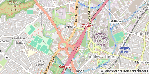 Map of Oldbury