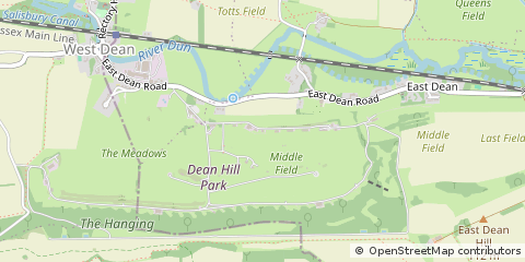 Map of Salisbury, Wiltshire