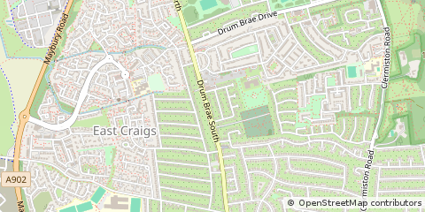Map of Edinburgh, Midlothian