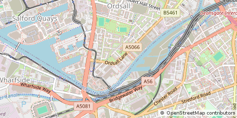 Map of Salford