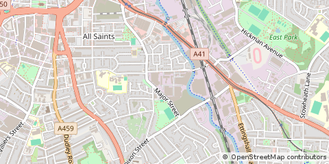 Map of Wolverhampton, Lincolnshire
