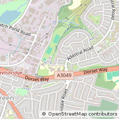 Map of Poole, Dorset