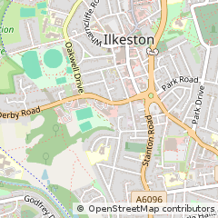 Map of Ilkeston, Derbyshire