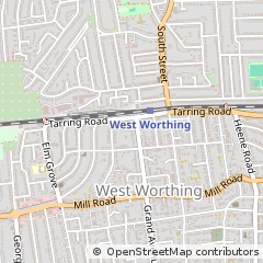 Map of Worthing