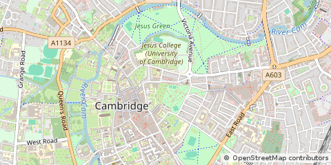 Map of Cambridge