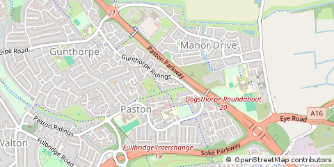 Map of Peterborough
